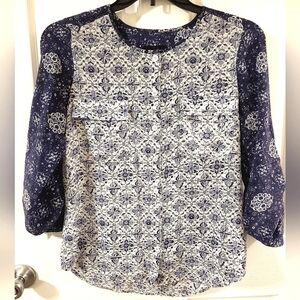 Fifteen Twenty 100% Silk Top